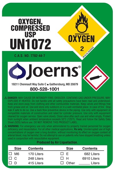 Joerns Oxygen (Joerns Oxygen)